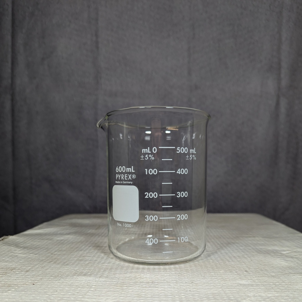 BEAKER, BERZELIUS 600 ML GLASS