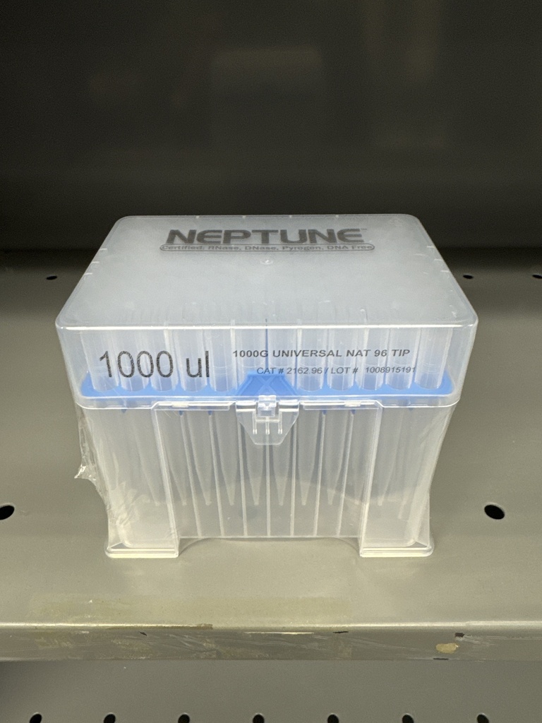 TIP, PIPET 1000 MICRO BLUE RAC